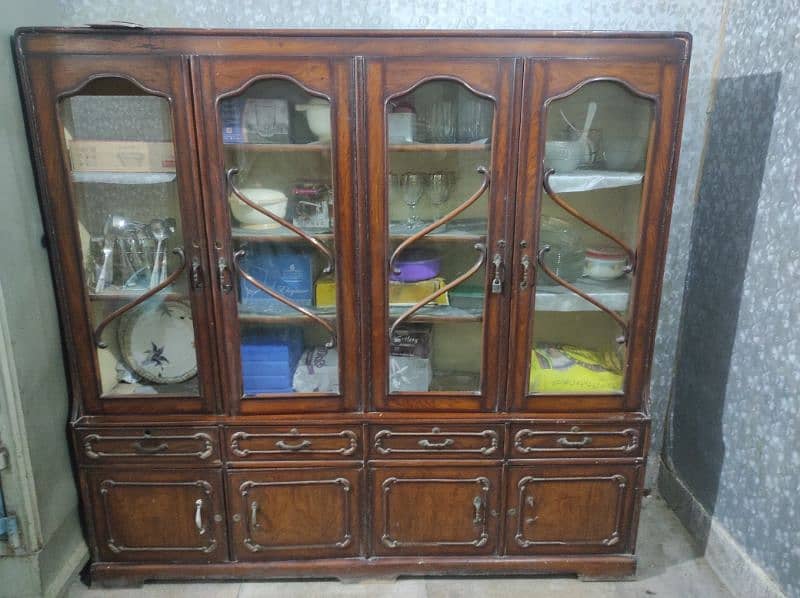 Urgently Selling Showcase in Low Price pure wooden 2