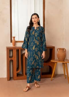 Latest designer suit Stylish ladies 2 pc women Trendy shalwar suit