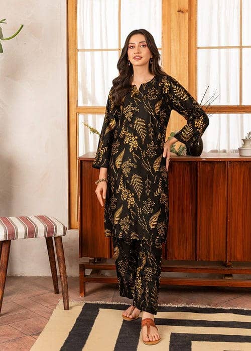 Latest designer suit Stylish ladies 2 pc women Trendy shalwar suit 3