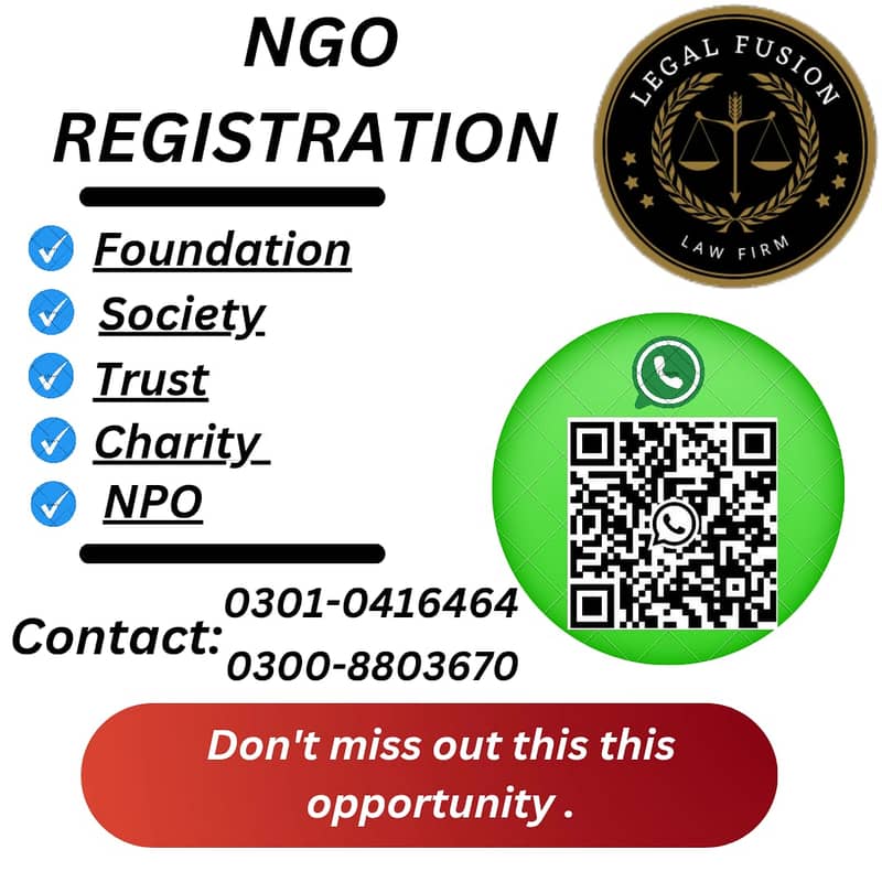 Tax Registration  Servies , FBR , SECP , NGO , PRP , NTN  Registration 7