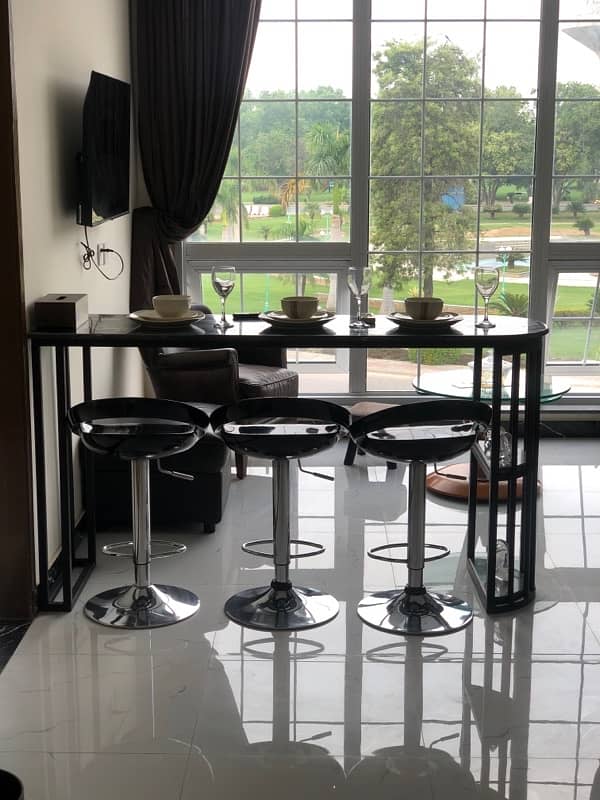 Dinning table /bar table with 3 stools 1