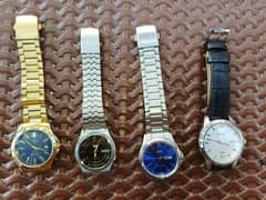 Seiko 5 and Casio watches