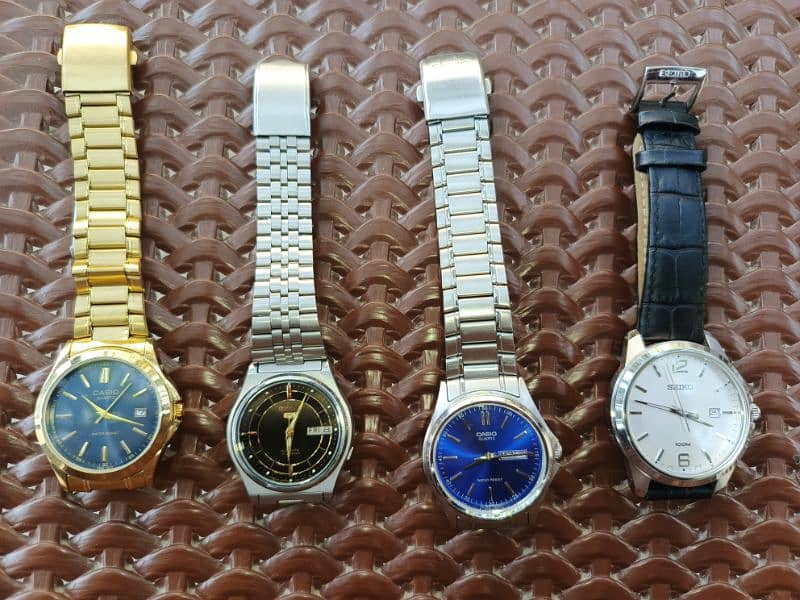 Seiko 5 and Casio watches 2