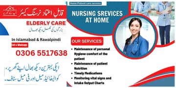 Home nursing/ physiotherapy/ patient Care at home/Patient Attendant