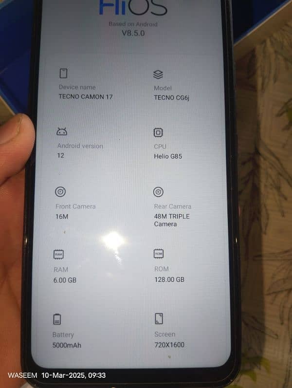 TECNO CAMON 17 6/128GB 1