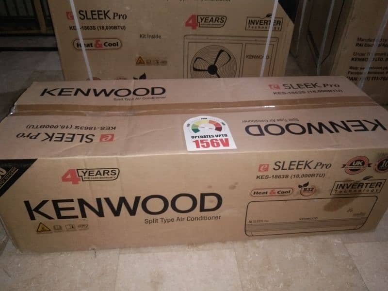 Kenwood split Ac E-Sleek Pro Inverter Kes 1863S 2