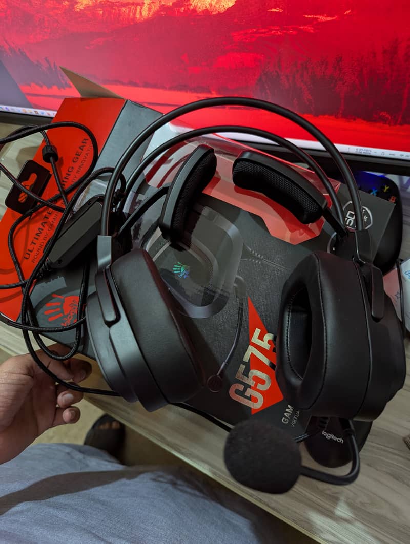 Bloody G575 Gaming Headset Virtual 7.1 Surround Sound 11