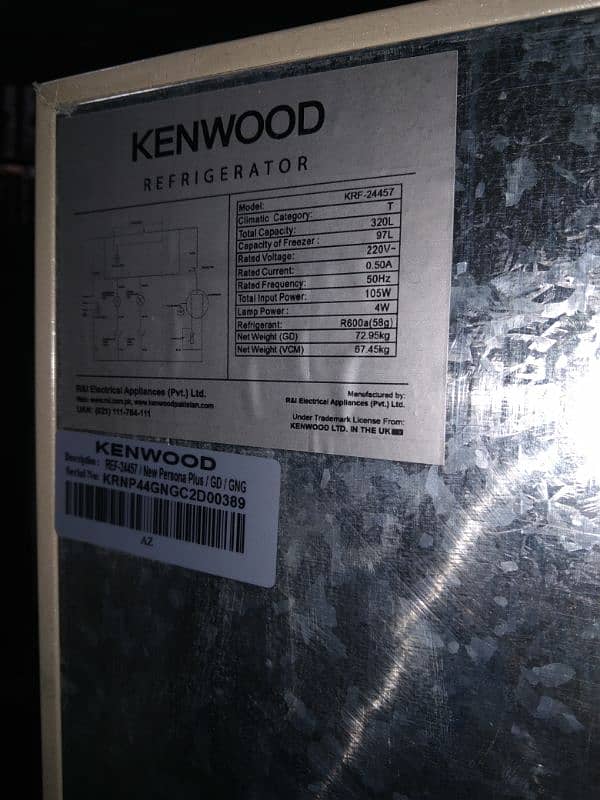 Kenwood KRF 24457/K320 New persona plus series 6