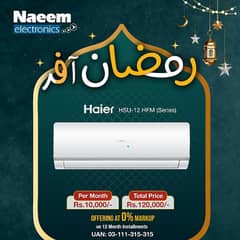 Haier AC on installment