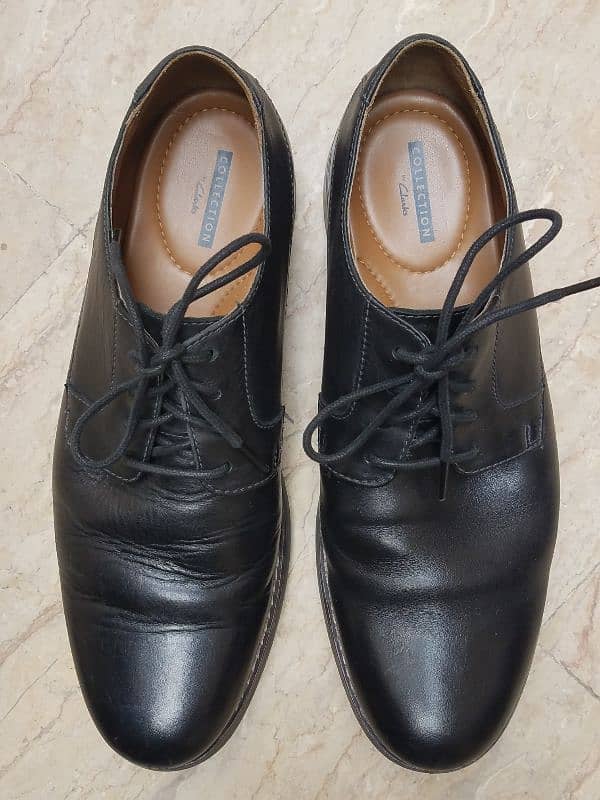 Clarks Black Formal Shoes 6