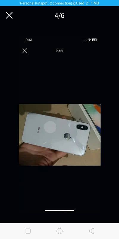 iphone x pta aprove 64gb white colour 2