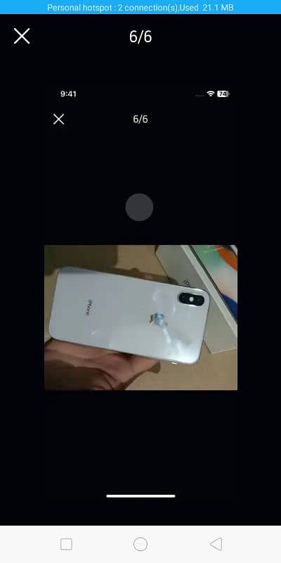 iphone x pta aprove 64gb white colour 11