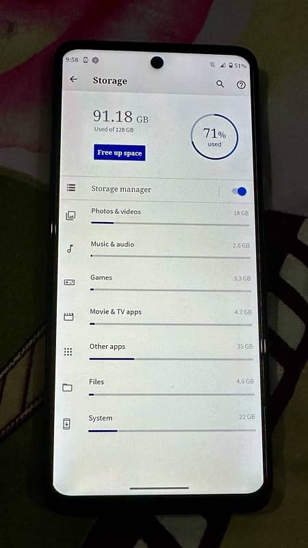 MOTOROLA ONE 5G ACE 6gb 128gb single sim online PTA ONLY MOBILE. 4