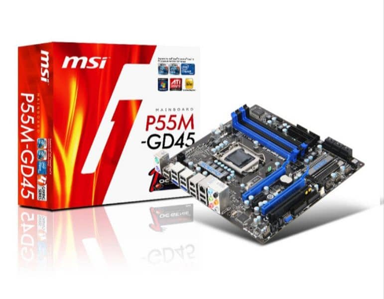 MSI Gaming Motherboard and Processor 3