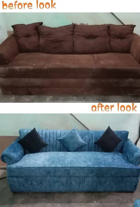 L shape sofa / sofa set / sofa repairing / fabric change /sofa poshish 3