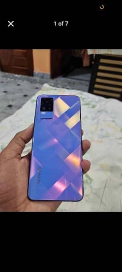 Vivo v21e lush condition with box charger 03494654139