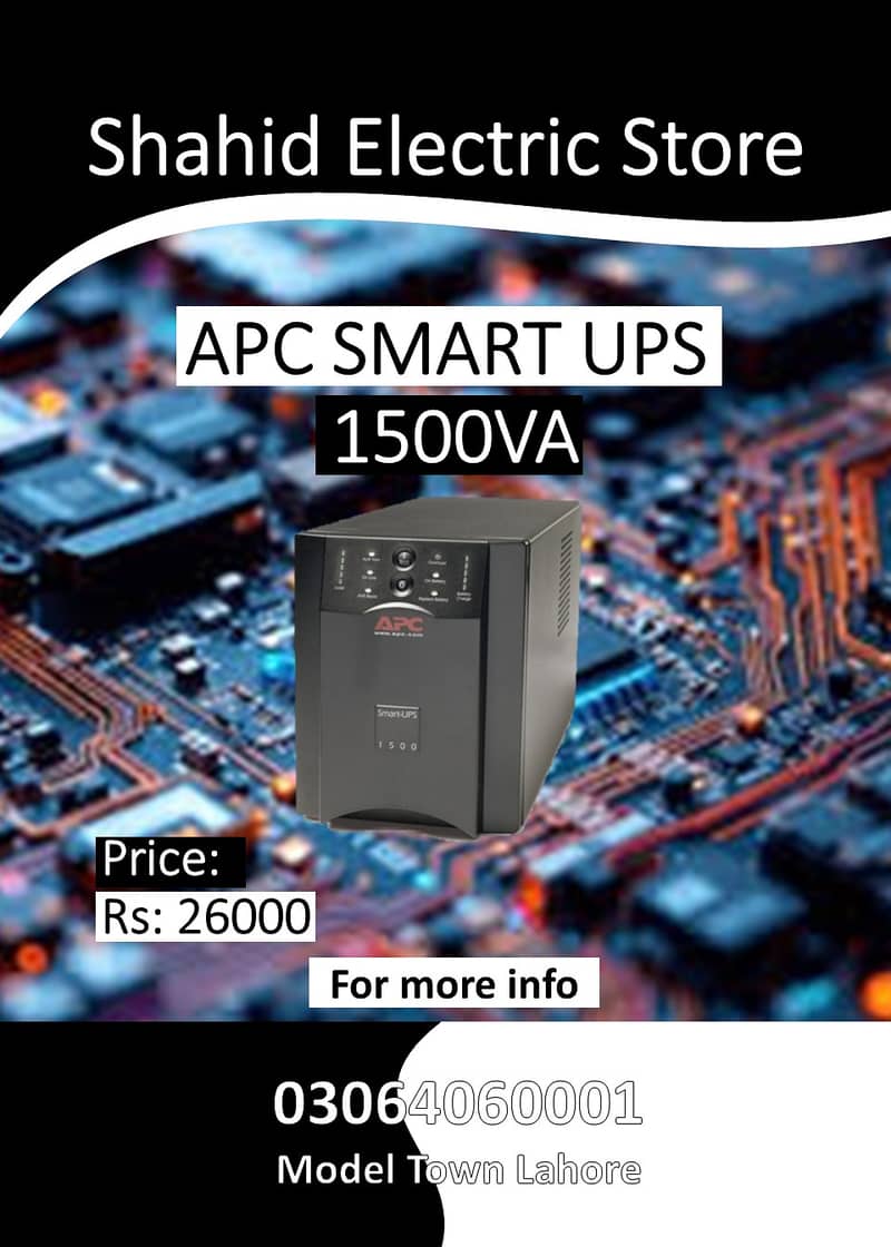 APC UPS for PC/Hospitals/home/industry machine all model available 2