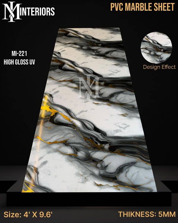 Pvc Wallpaper sheet. Pvc marble sheet. Pvc wall panel O335-7Olll66 14