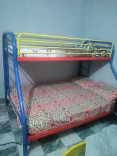 Queen bunk bed with 2 mattress