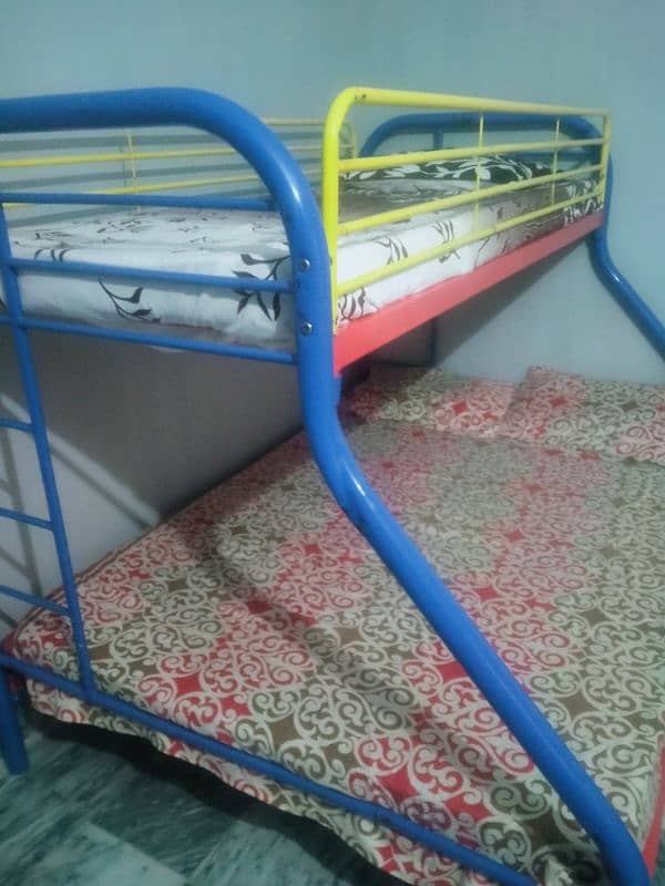 Queen bunk bed with 2 mattress 2