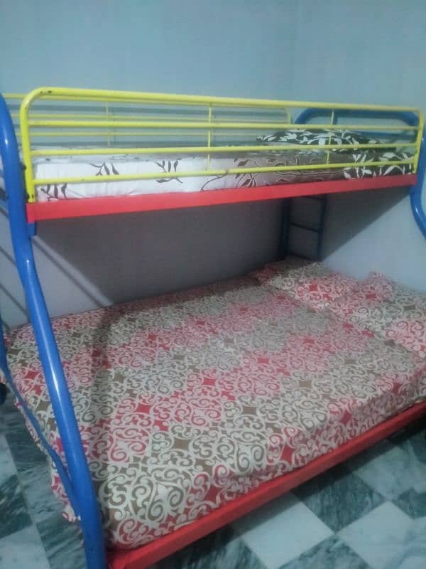 Queen bunk bed with 2 mattress 8