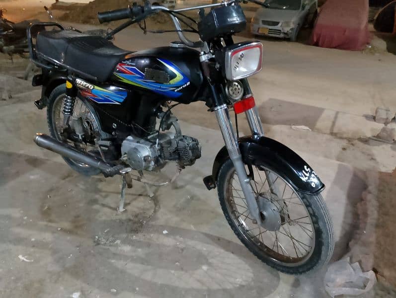 hi speed 70cc bike genuine condition 4