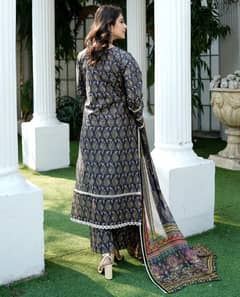 3 Piece Cotton Lawn Suite