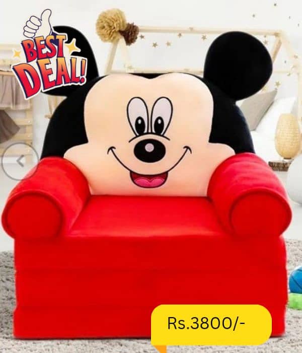 Kids Cartoon-Themed Sofa Cum Bed 1