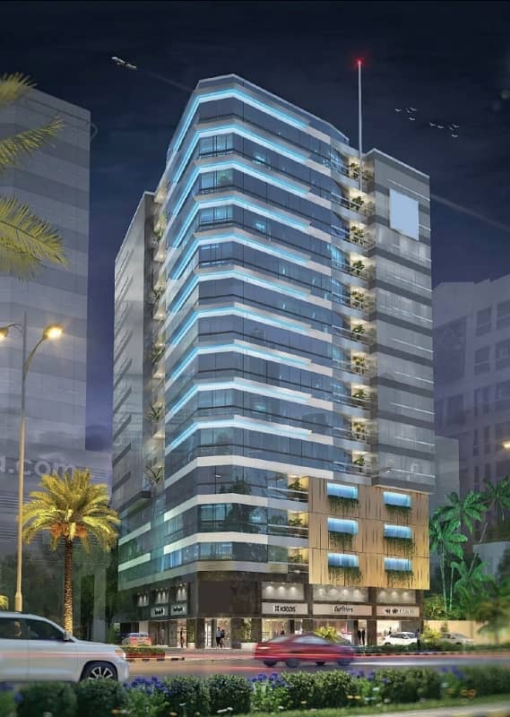 Prominently-Located Prime Location Office Available In Shahra-e-Faisal For sale 1