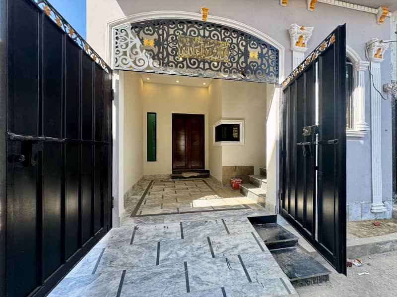 Near Airport 2.5 Marla Brand New Luxury House For Sale In Madina Park 1