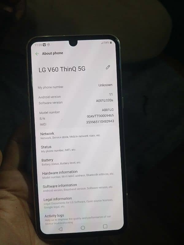 LG V 60 THING 5G. OFFICIAL PTA APPROVE. 9