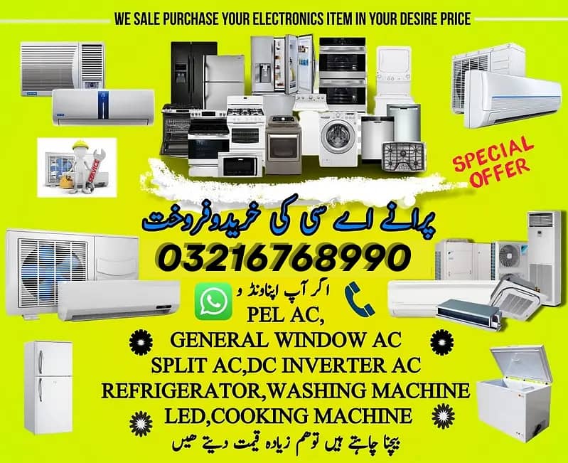 AC / Split Ac/ Dc Inverter /window Ac /Sale And purchase/ Best Price 0