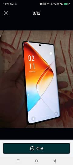 Infinix note 40 pro 12/256 box open 9 month worantyy