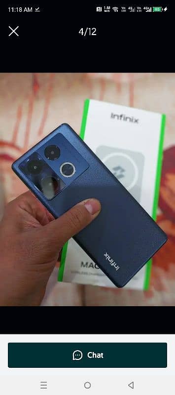 Infinix note 40 pro 12/256 box open 9 month worantyy 8