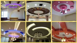 Fancy ceiling-2*2 Ceiling-Office ceiling-Dry wall - Plaster of paris