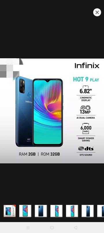 Infinix hot 9 play without box 1