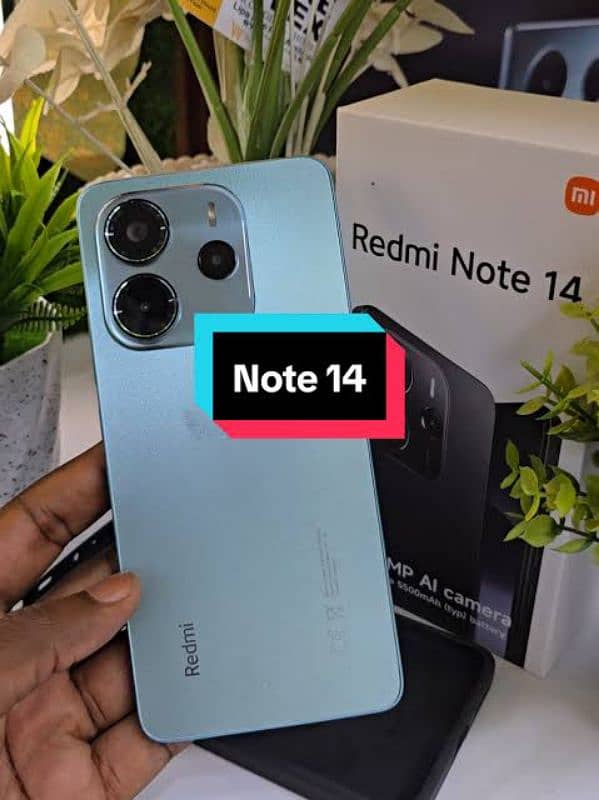 redmi note 14 . . 8/128 . . box opened . . 1 weak used. . 1