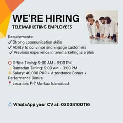 Telemarketing Agents