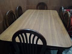 Dining Table with 6 chairs