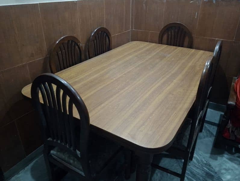 Dining Table with 6 chairs 1