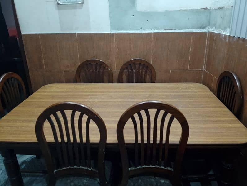 Dining Table with 6 chairs 2