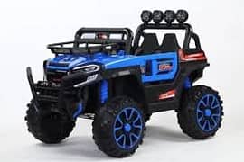 Electric Ride-On Jeep for Kids | 4x4 Off-Road Battery Car – Blue