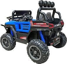 Electric Ride-On Jeep for Kids | 4x4 Off-Road Battery Car – Blue 1