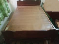 Single Wooden Bed