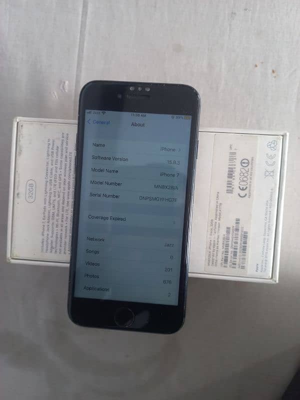 Iphone 7 32GB PTA approved 2