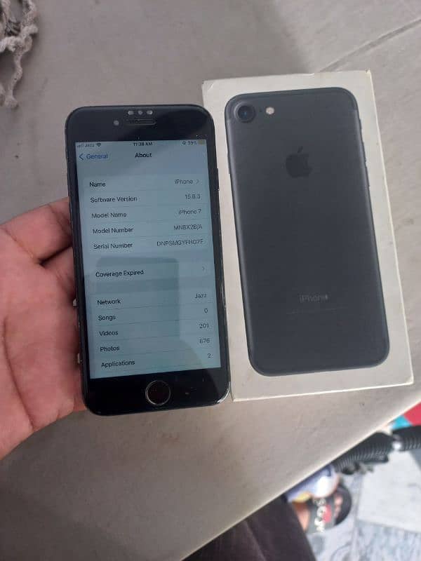 Iphone 7 32GB PTA approved 3