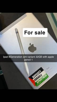 Apple Ipad 8th Generation Sim+wifi varient