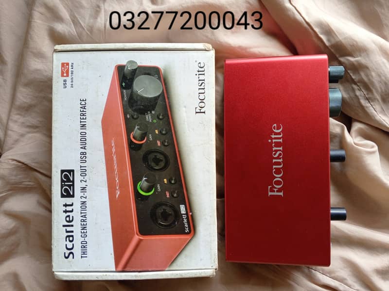 Focusrit 2i2 3rd gen audio interface 7