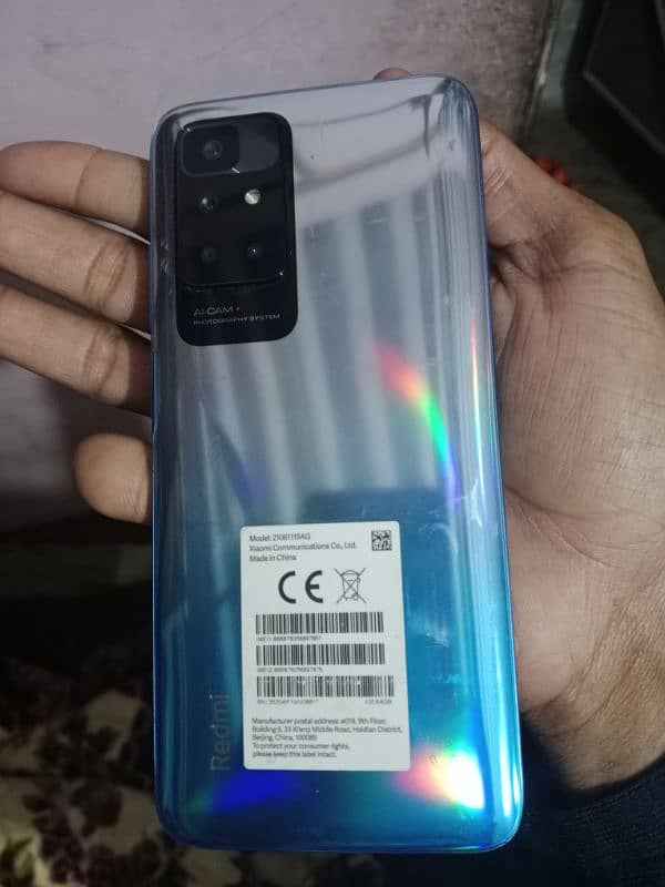 redmi10 4rom 64ram color blue 10 by 10 condition 4