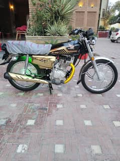 Honda CG 125 Special Gold Edition Golden Number 23/24